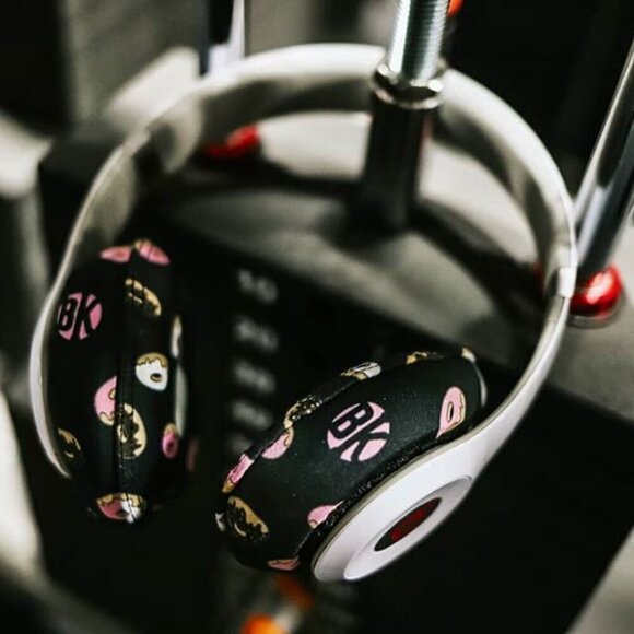 Beat Kicks Headphone Covers - Donut Print - Protective, Washable, x2 Sizes, New - Picture 11 of 11